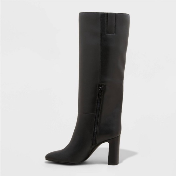 a new day Shoes - a new day Black Mid-Calf Block Heel Boots